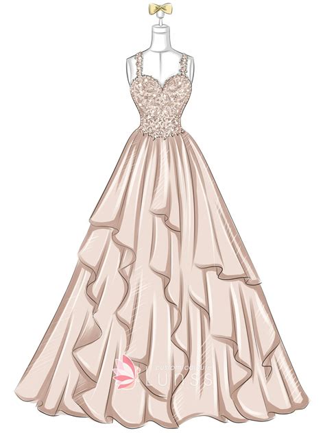 Find exclusive fashion. . Sketches of dresses